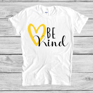 Be Kind Yellow Heart