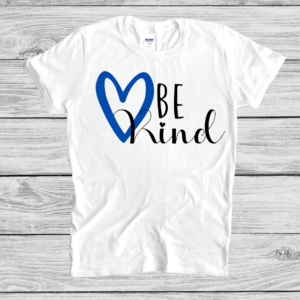 Be Kind Blue Heart